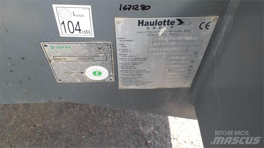 Haulotte H16TPX رافعات سلة تلسكوبية