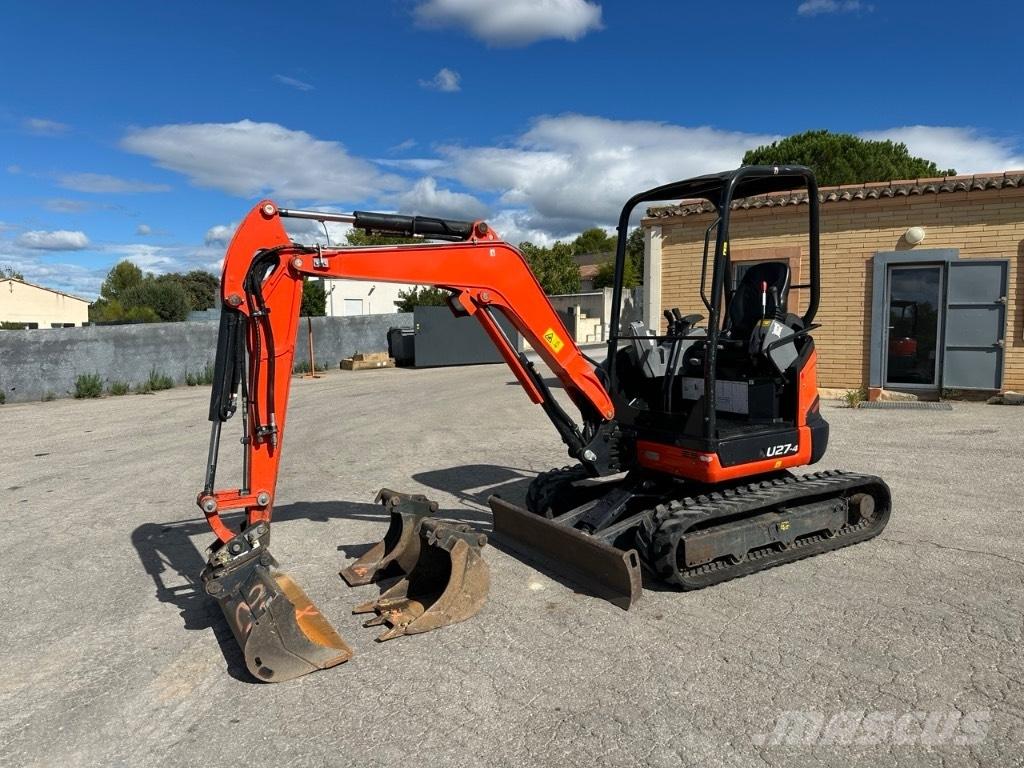 Kubota U 27-4 حفارات صغيرة أقل من 7 طن (حفارات صغيرة)