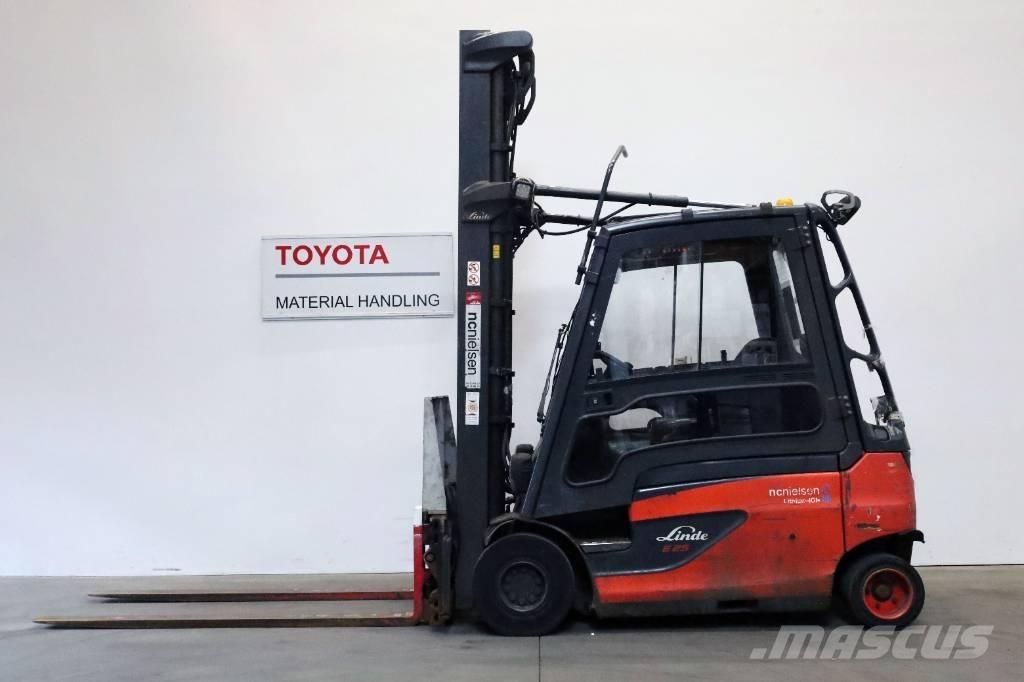 Linde E25L-01 شاحنات ذات رافعات شوكية تعمل بالكهرباء