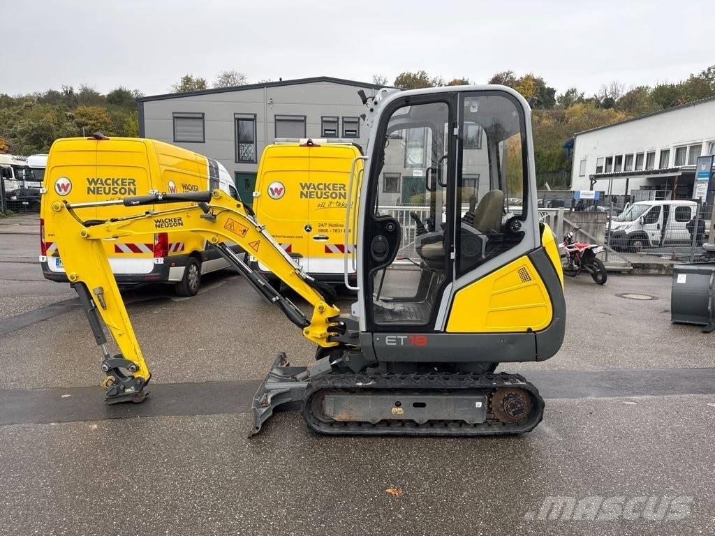 Wacker Neuson ET18 حفارات زحافة