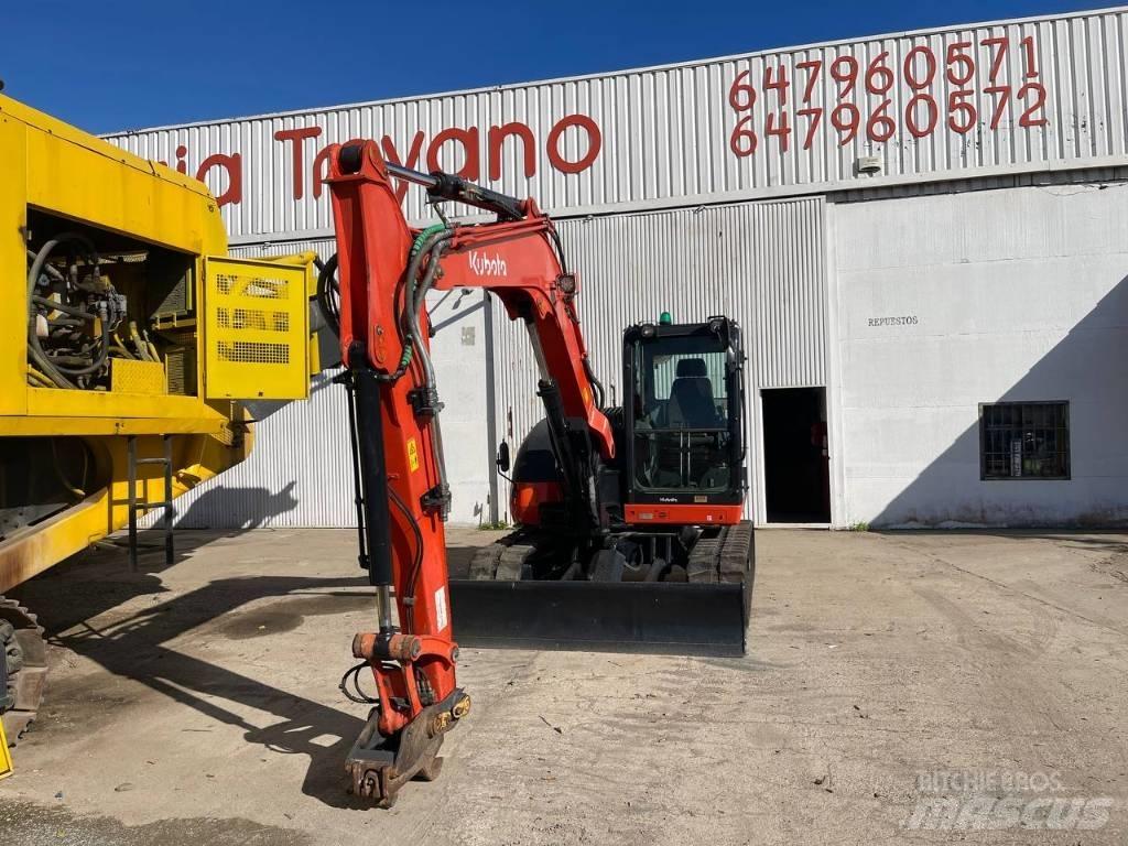 Kubota KX 080-4 حفارات وسط 7 طن - 12 طن