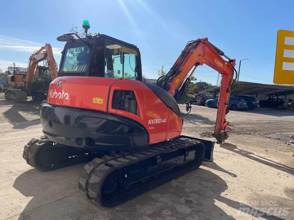 Kubota KX 080-4 حفارات وسط 7 طن - 12 طن