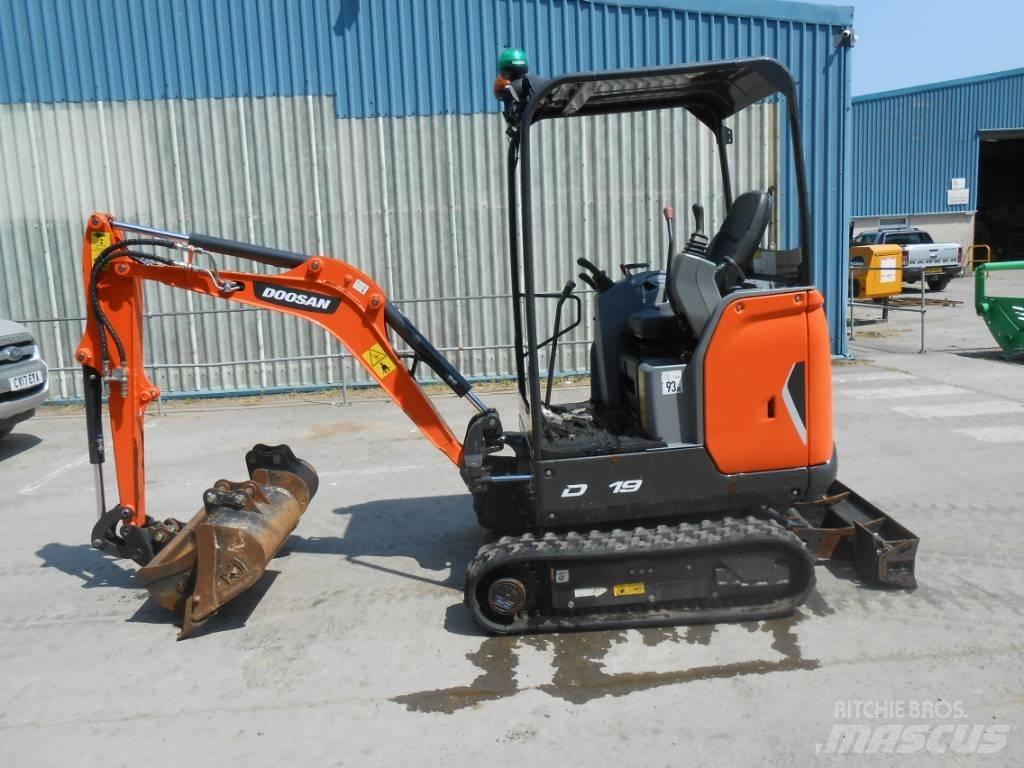 Doosan DX 19 حفارات صغيرة أقل من 7 طن (حفارات صغيرة)