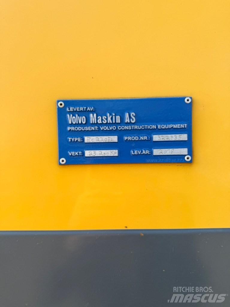 Volvo EC 220 EL حفارات زحافة