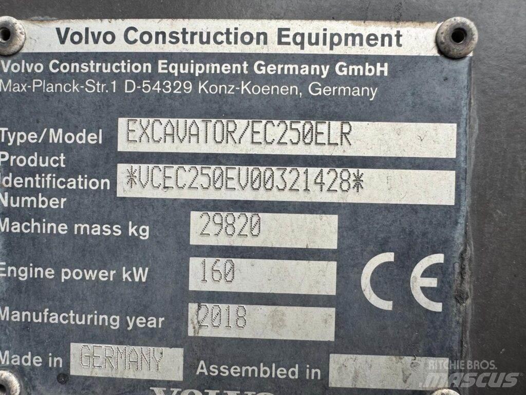 Volvo EC250ELR حفارات زحافة