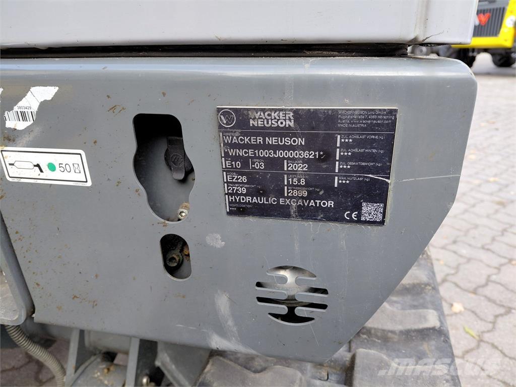 Wacker Neuson EZ26 حفارات زحافة