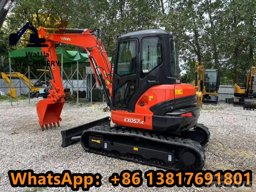 Kubota KX 057-4 حفارات صغيرة أقل من 7 طن (حفارات صغيرة)