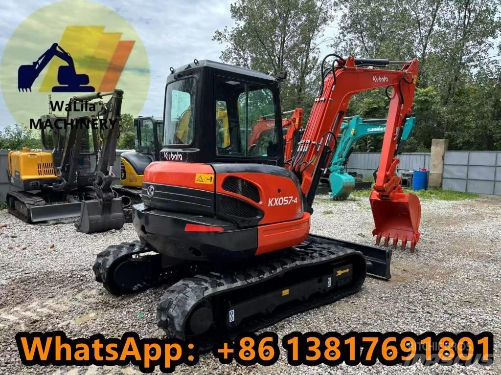Kubota KX 057-4 حفارات صغيرة أقل من 7 طن (حفارات صغيرة)