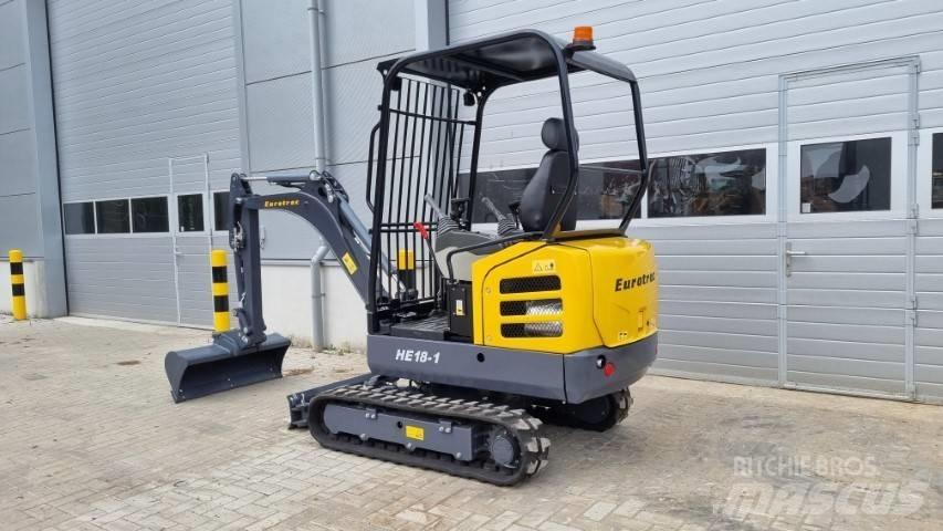 Eurotrac HE 18 حفارات صغيرة أقل من 7 طن (حفارات صغيرة)