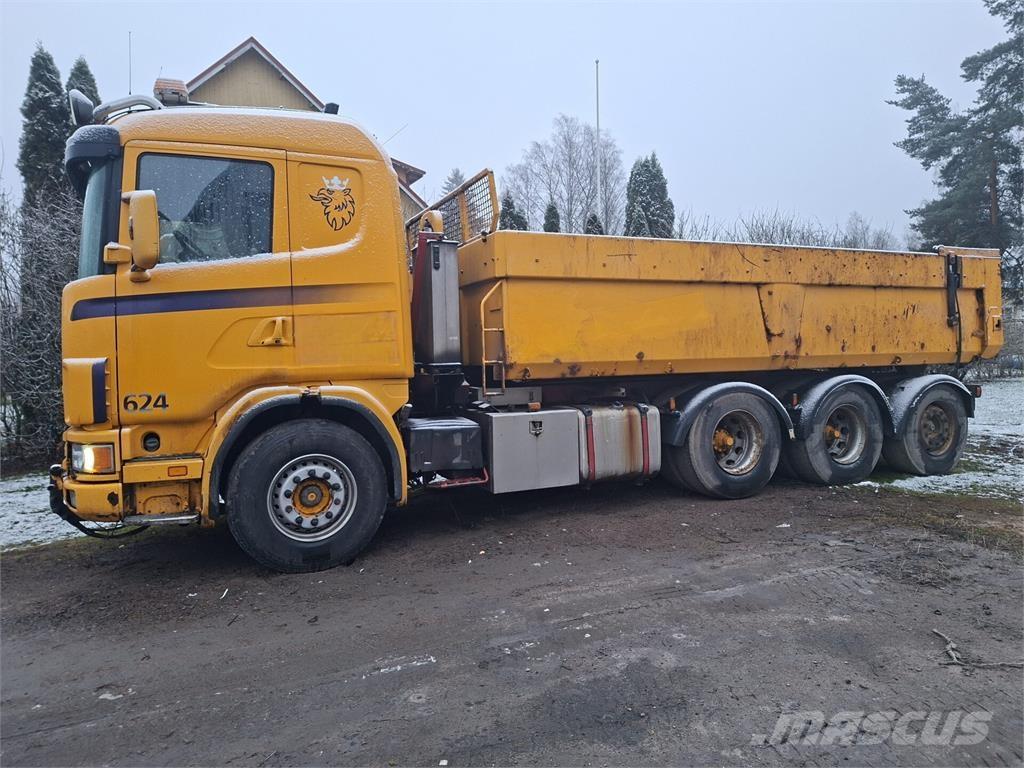 Scania R164 شاحنات قلابة