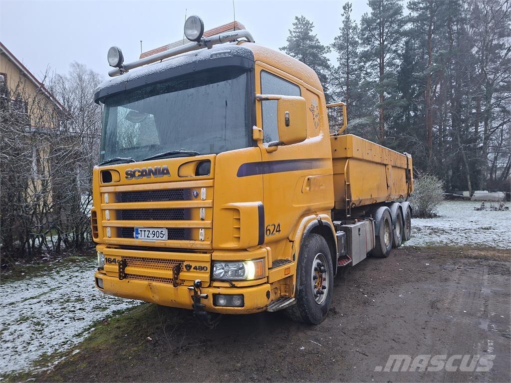 Scania R164 شاحنات قلابة