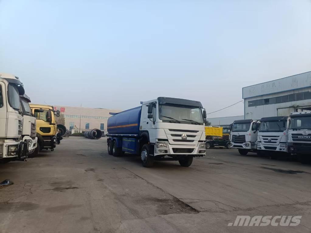 Howo 371 6x4 شاحنات ذات صهاريج