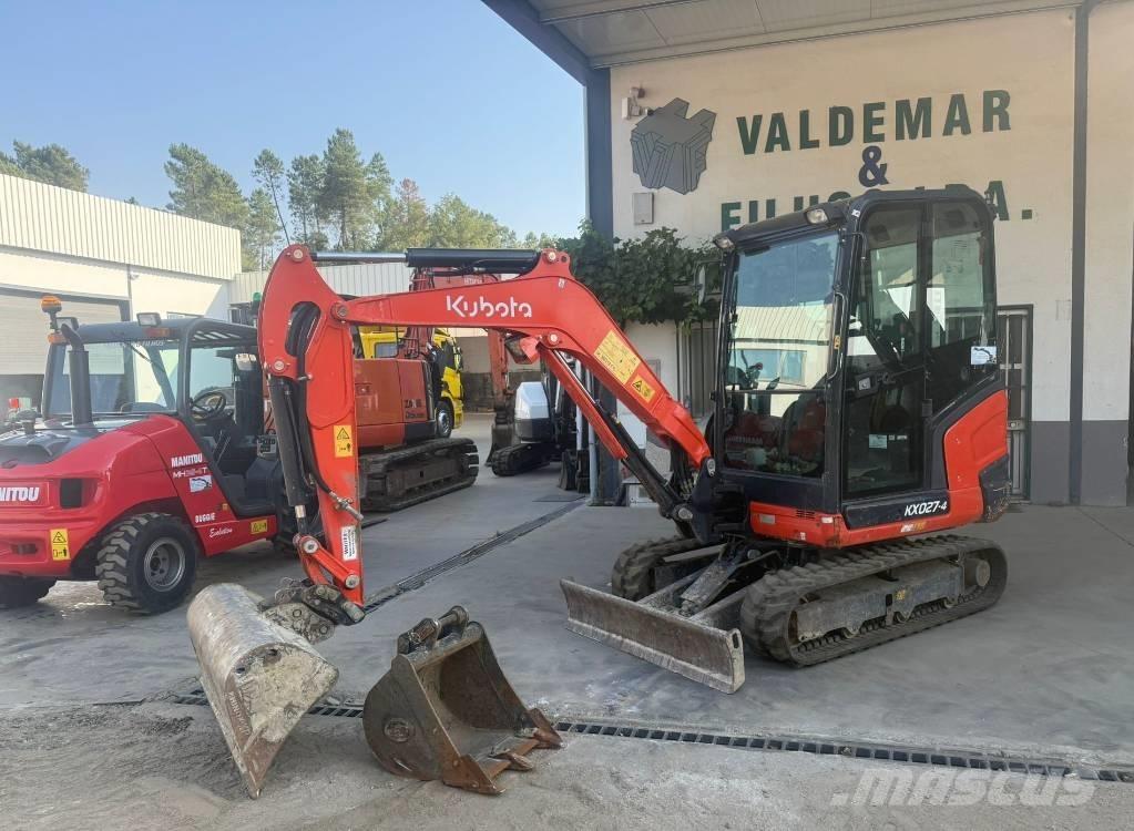 Kubota KX 027-4 حفارات صغيرة أقل من 7 طن (حفارات صغيرة)