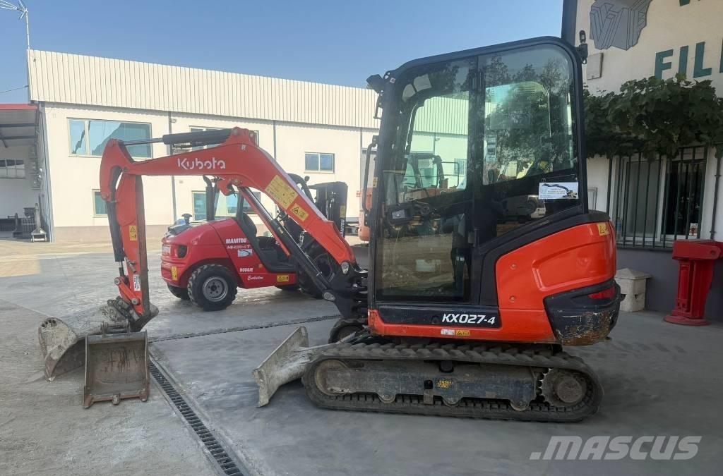 Kubota KX 027-4 حفارات صغيرة أقل من 7 طن (حفارات صغيرة)