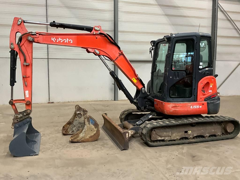Kubota U 55-4 حفارات صغيرة أقل من 7 طن (حفارات صغيرة)
