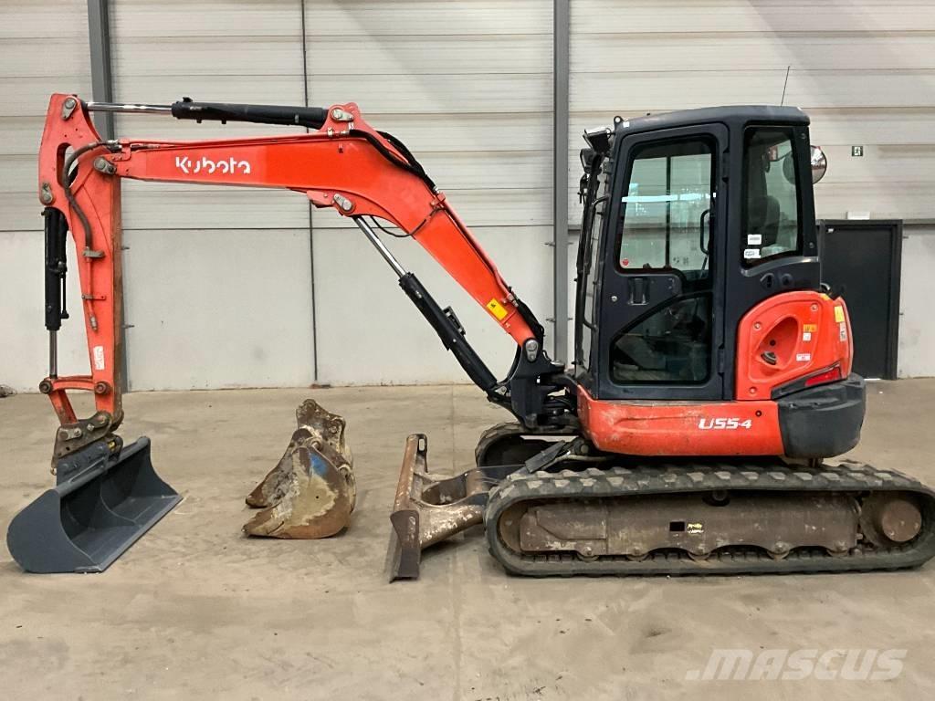 Kubota U 55-4 حفارات صغيرة أقل من 7 طن (حفارات صغيرة)