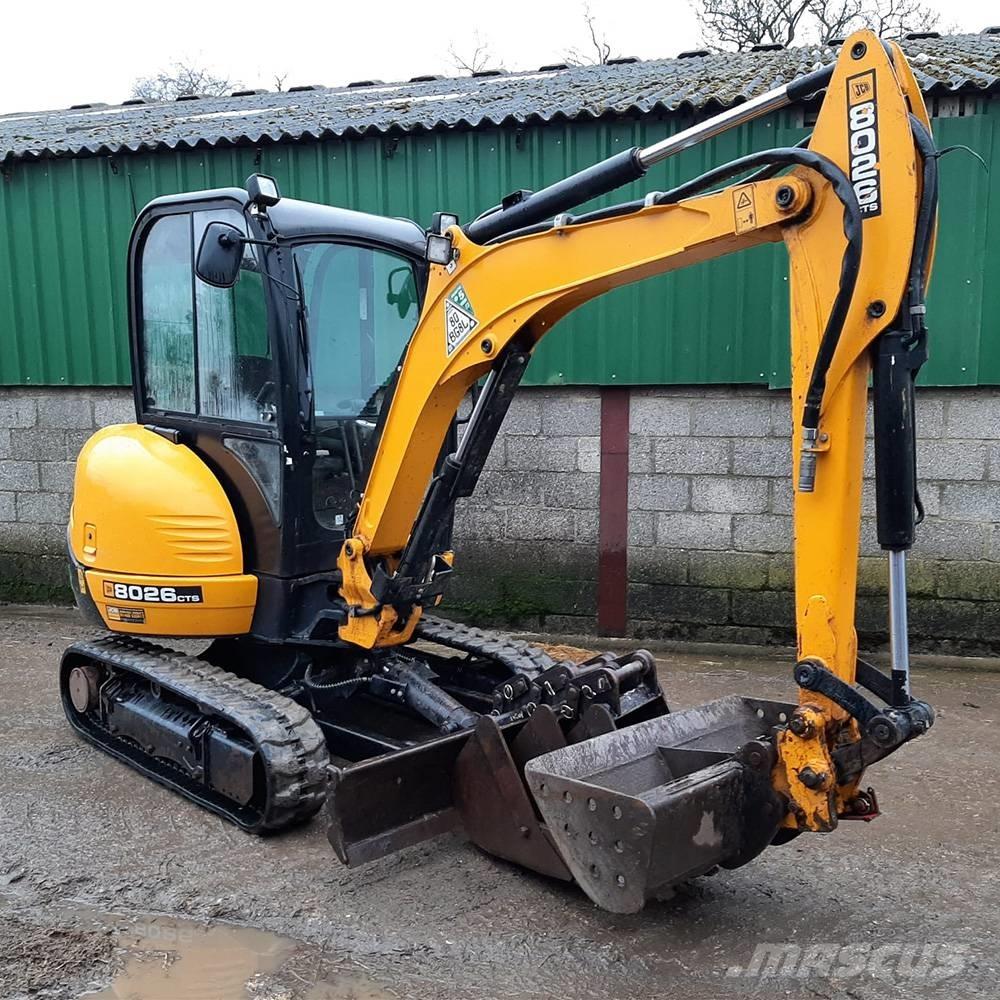 JCB 8026 حفارات صغيرة أقل من 7 طن (حفارات صغيرة)