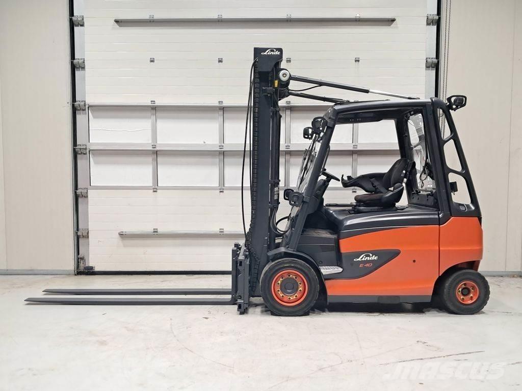 Linde E40H-01/600 شاحنات ذات رافعات شوكية تعمل بالكهرباء