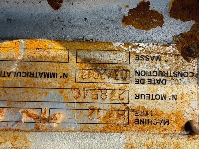 Geismar mp12 عربات صيانة خطوط السكك الحديدية