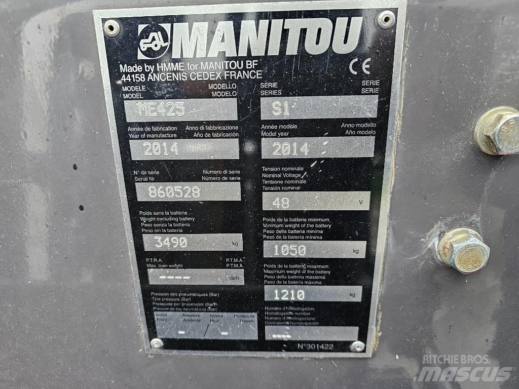 Manitou ME 425 شاحنات ذات رافعات شوكية تعمل بالكهرباء