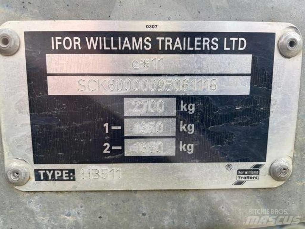 Ifor Williams HB 511 مقطورات نقل الحيوانات