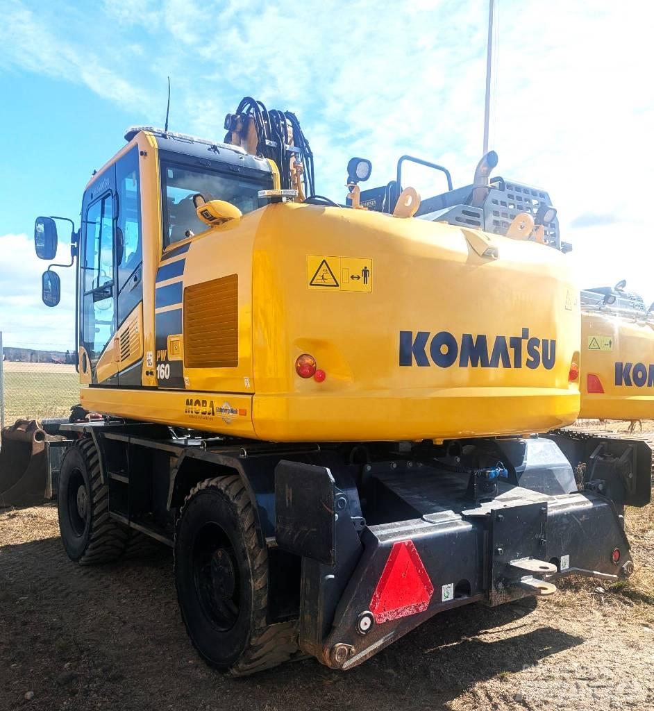Komatsu PW160-11 حفارات بعجل