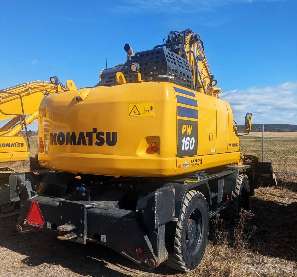 Komatsu PW160-11 حفارات بعجل