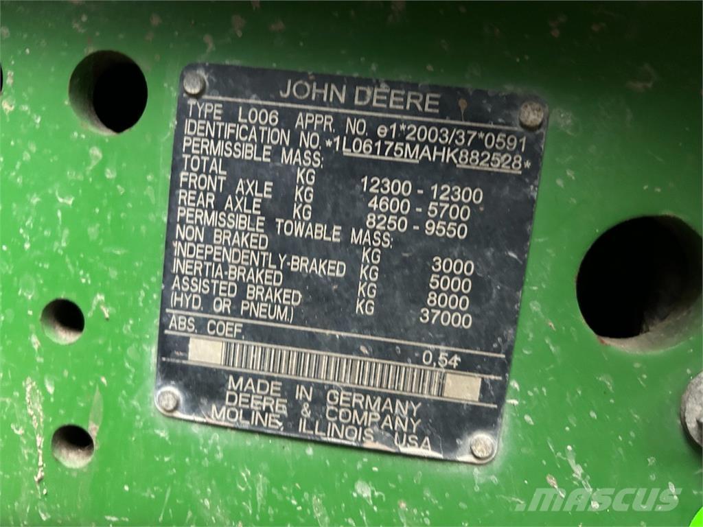 John Deere 6175M الجرارات