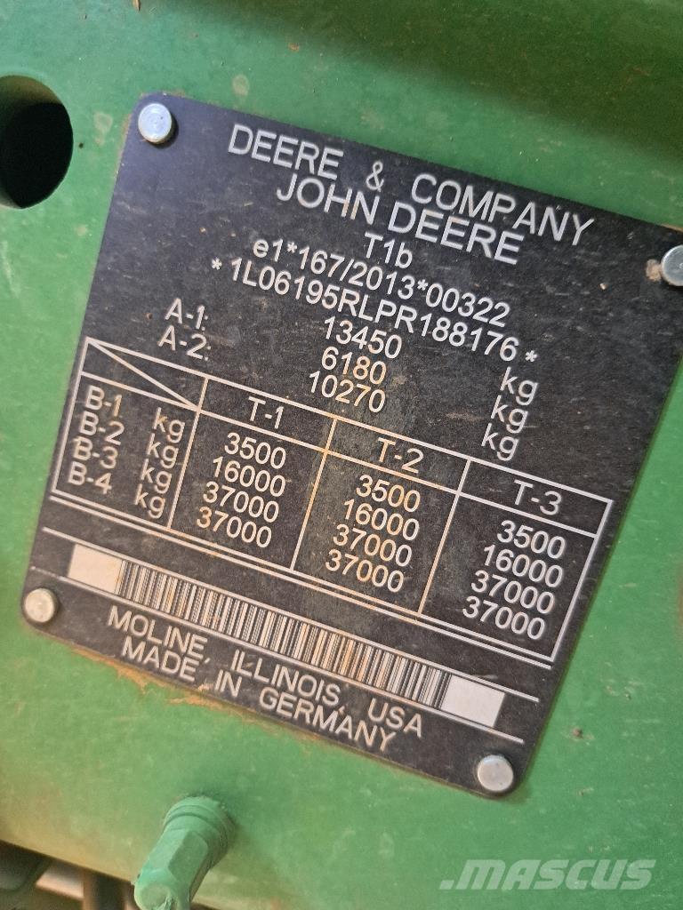 John Deere 6R 195 الجرارات