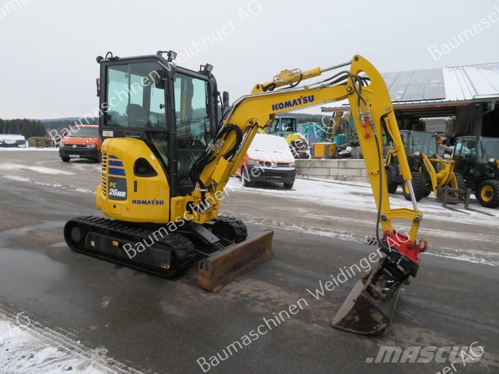 Komatsu PC 26 MR-5 حفارات صغيرة أقل من 7 طن (حفارات صغيرة)