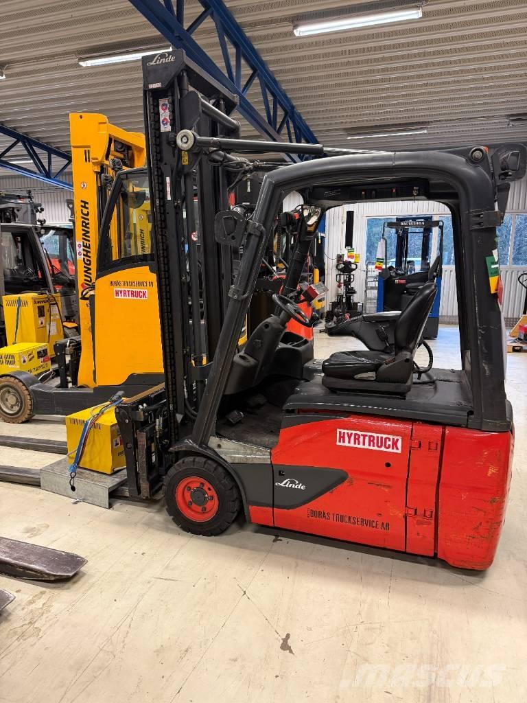 Linde truck E 16-02 شاحنات ذات رافعات شوكية تعمل بالكهرباء