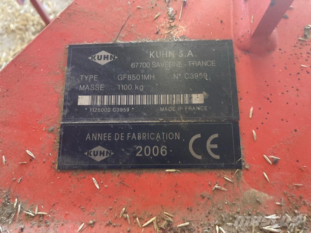 Kuhn GF 8501 MH مكابس وميبسات التبن
