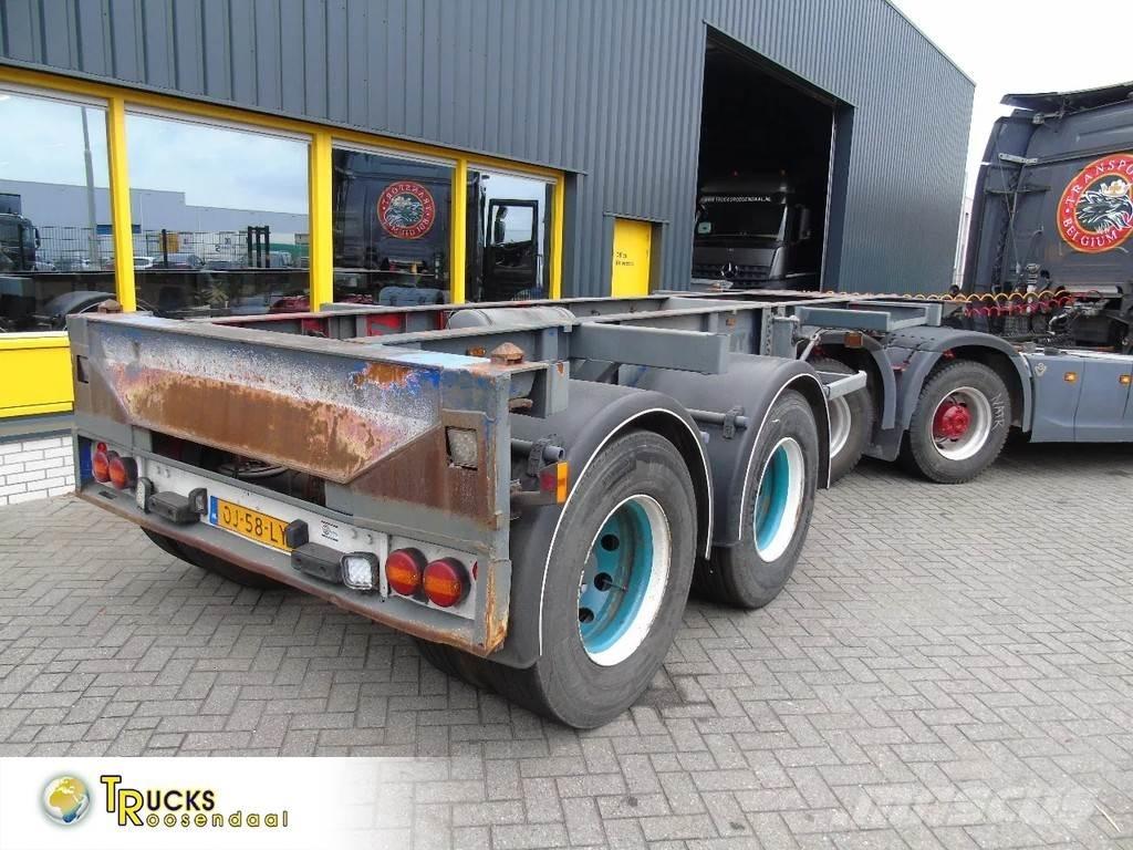  TR'AX 2 AXLE + 20FT نصف مقطورات حاويات