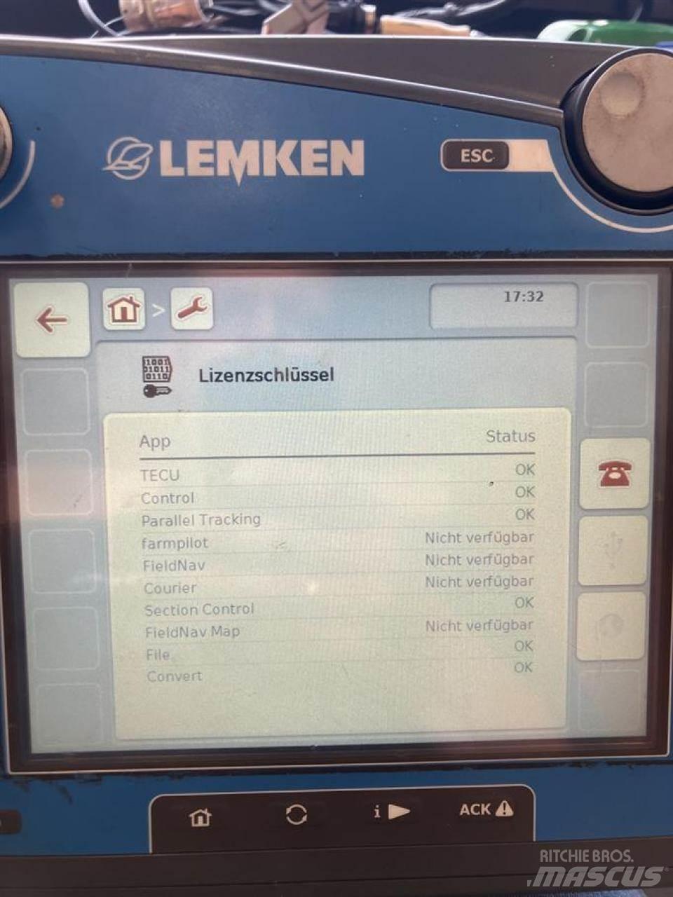 Lemken CCI200 النظام العالمي لتحديد المواقع GPS