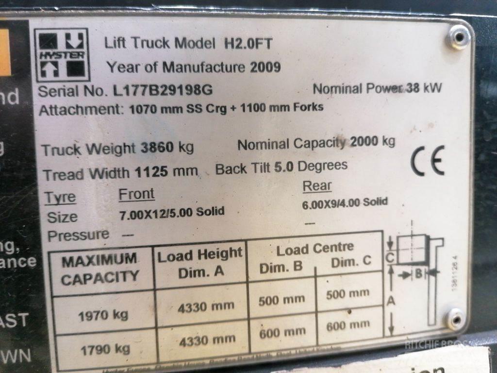 Hyster H2.0FT شاحنات LPG