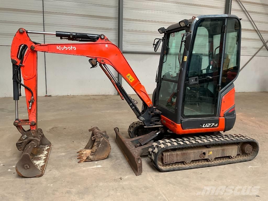 Kubota U 27-4 حفارات صغيرة أقل من 7 طن (حفارات صغيرة)