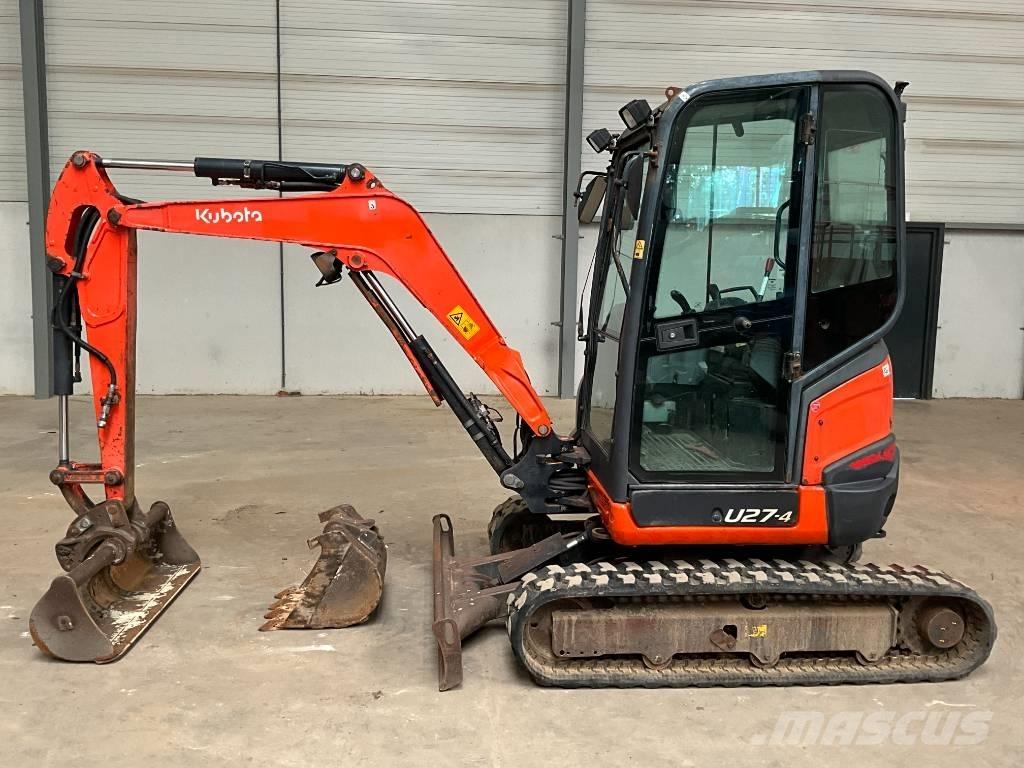 Kubota U 27-4 حفارات صغيرة أقل من 7 طن (حفارات صغيرة)
