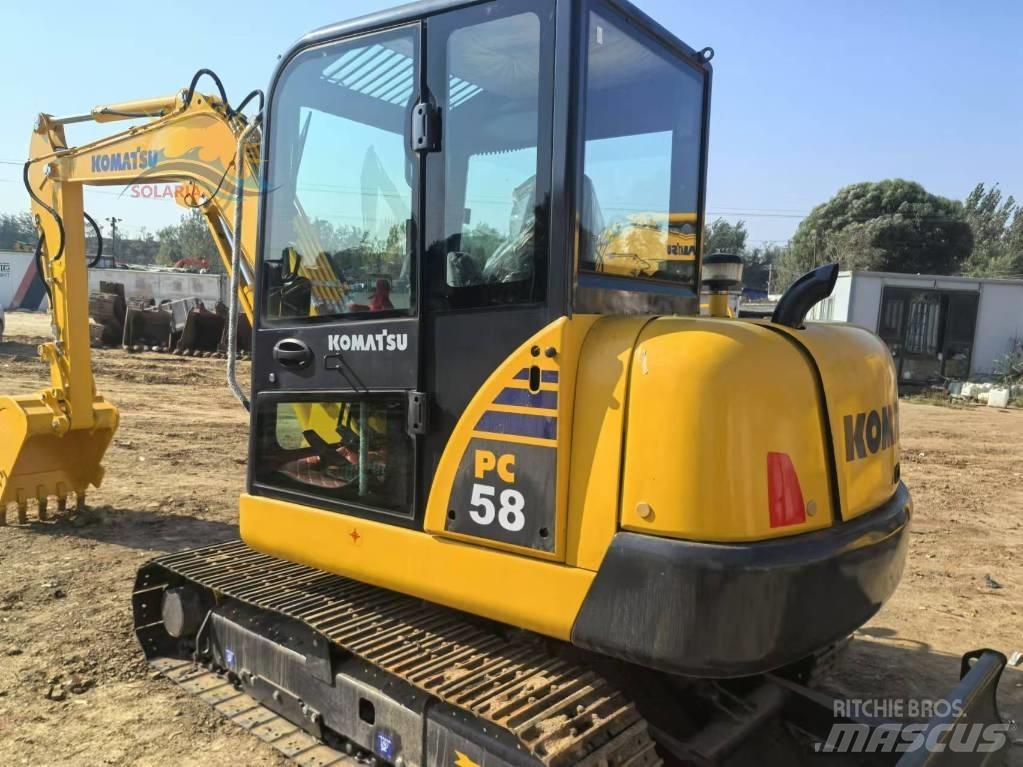 Komatsu PC 58 حفارات صغيرة أقل من 7 طن (حفارات صغيرة)