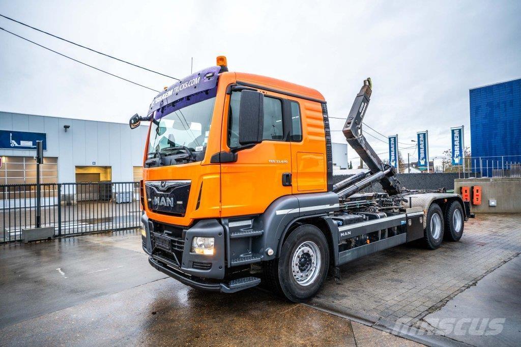 MAN TGS 33.420 BB شاحنات الرافعات الخطافية