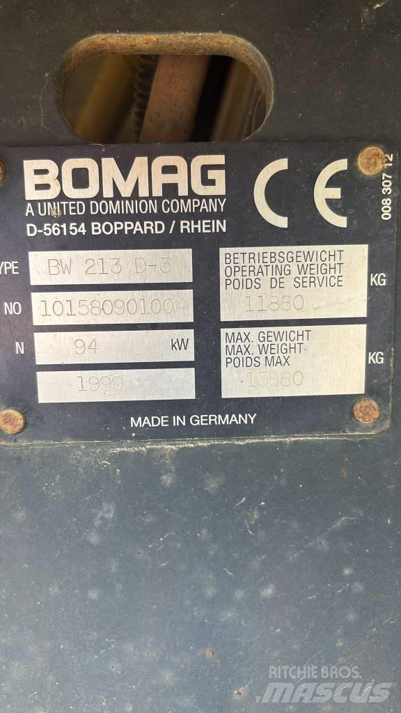 Bomag BW 213 D-3 مداحل أحادية الأسطوانة