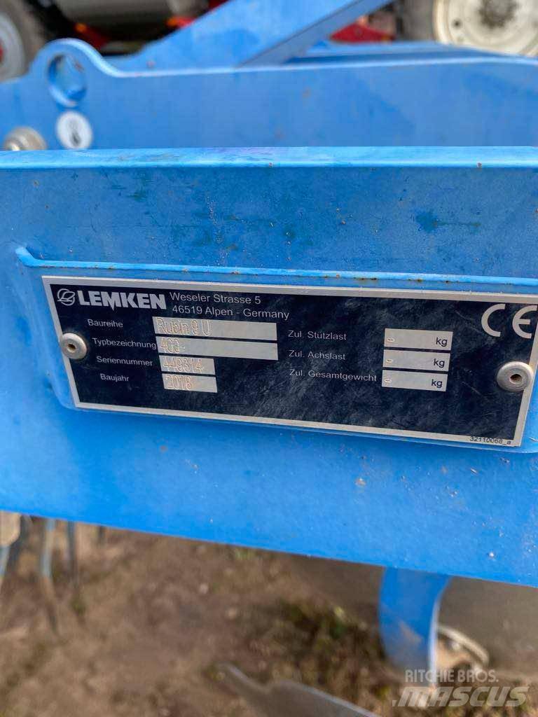 Lemken Rubin 9/400 U الكاسحات وقلابات التربة ذات المحركات