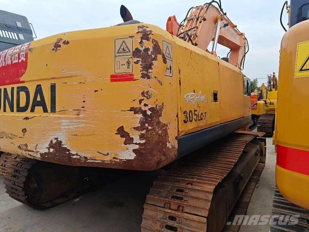 Hyundai R305LC-7 حفارات زحافة