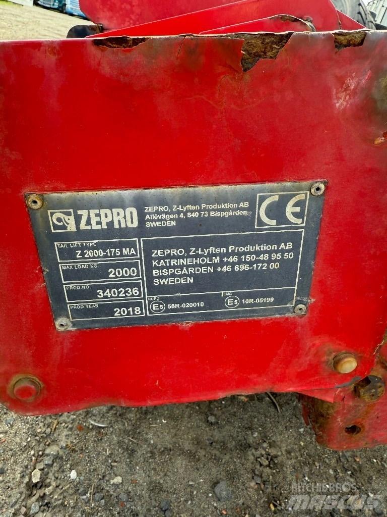  Zepro Bakgavellyft منصات