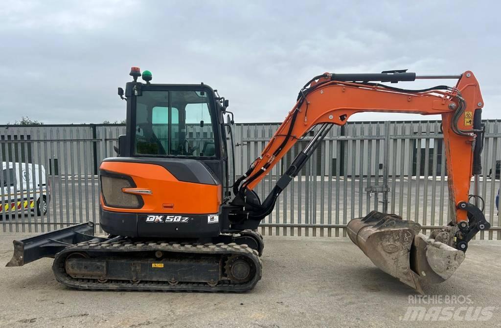 Doosan DX50Z-7 حفارات صغيرة أقل من 7 طن (حفارات صغيرة)