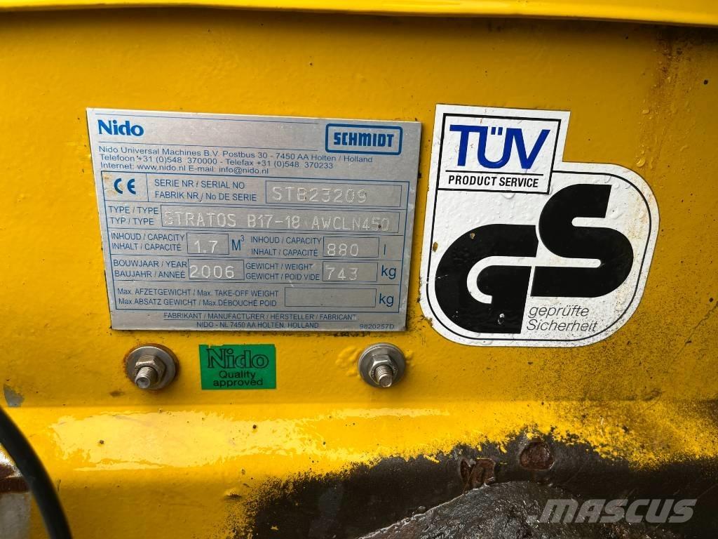 Nido Stratos معدات نشر الرمال والملح