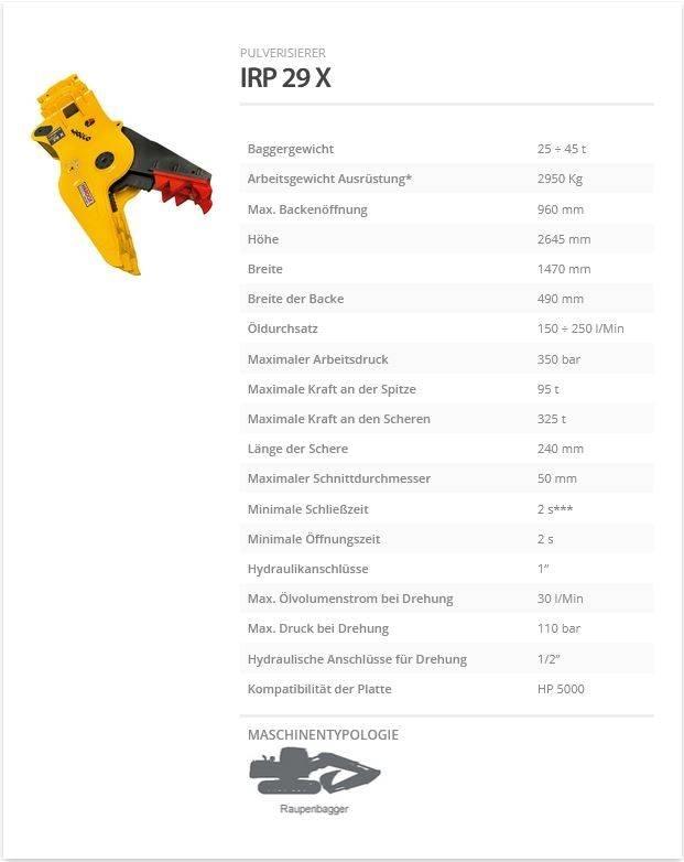 Indeco IRP 29 X جراشات البناء