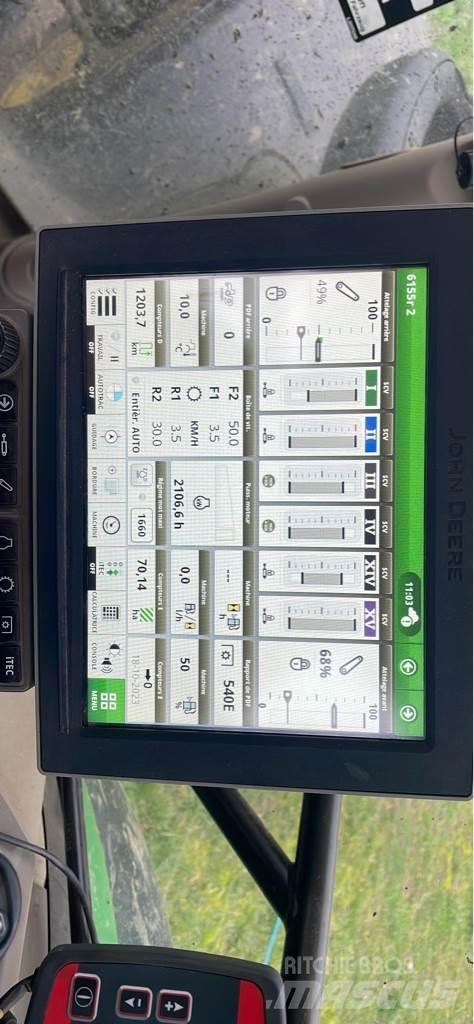 John Deere 6155R الجرارات