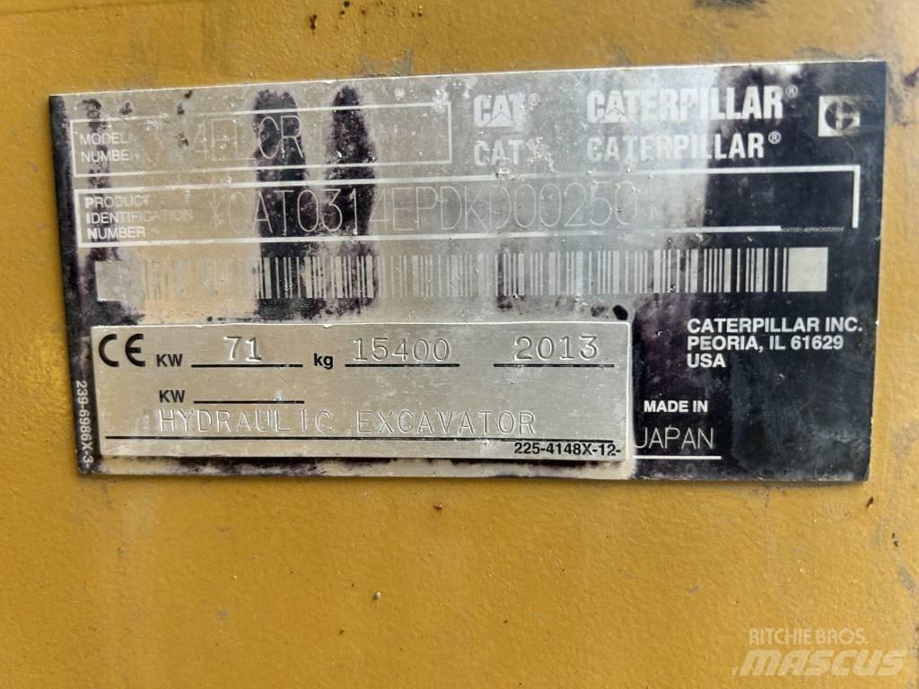 CAT 314 E LCR حفارات زحافة