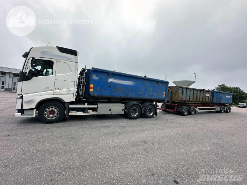 Volvo FH 500 EKIPAGE شاحنات الرافعات الخطافية
