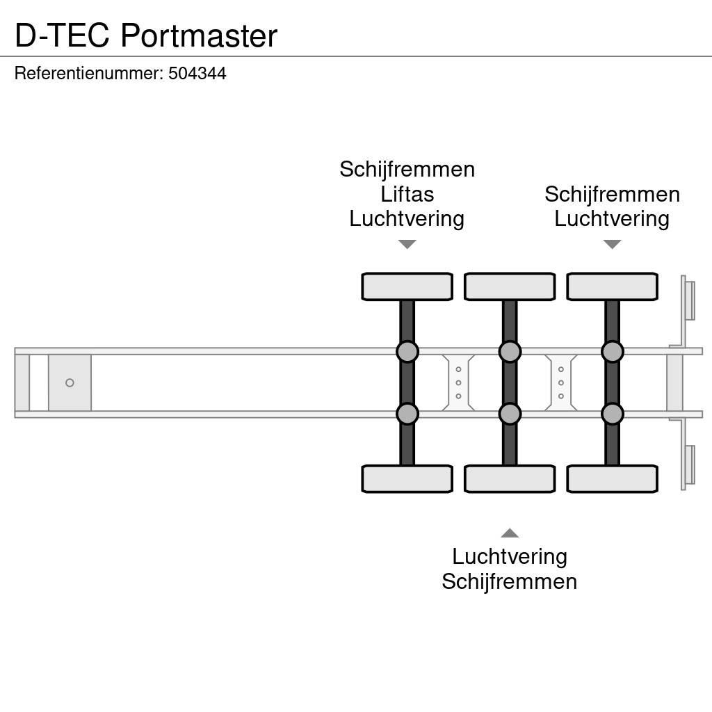 D-tec Portmaster نصف مقطورات حاويات